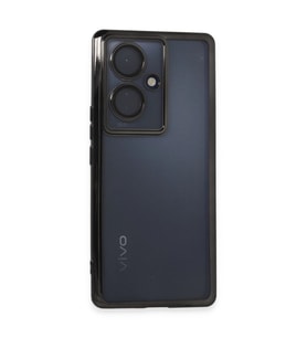 Vivo V29 Lite Kılıf Razer Lensli Silikon - Siyah