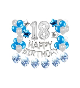 Çıtıpıtıstore 18 Yaş Doğum Günü Balon Set