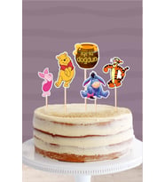 Winnie The Pooh Temalı Pasta Süsü Seti