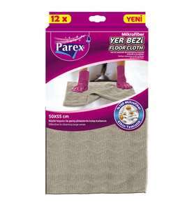Mikrofiber Yer Bezi 50 x 55 cm 12 Paket 1 Koli
