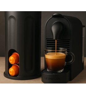 Modern Voronoi Tasarım Nespresso Kapsül Kahve Tutucu - 3D Tasarım Dekoratif Kahve Standı ve Mutfak Organizerı