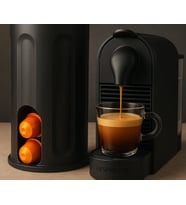 Modern Voronoi Tasarım Nespresso Kapsül Kahve Tutucu - 3D Tasarım Dekoratif Kahve Standı ve Mutfak Organizerı