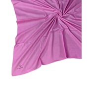 Valino Organik Pamuk Düz Renk Eşarp 100x100 cm - Doğal ve Nefes Alabilen Kumaş (Pembe)