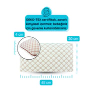 Iceberg Terleme Önleyici Bebek Yastığı, 3D Yüzey Çocuk Yastığı, Yumuşak Ferahlatıcı Seyahat Yastığı