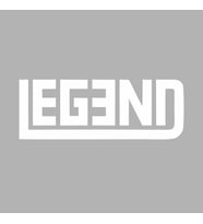 Legend Efsane Sticker siyah 15x5 CM (Beyaz)