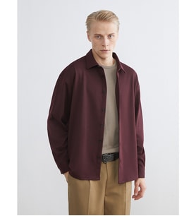 LCW Vision Bordo Regular Fit Uzun Kollu Erkek Gömlek
