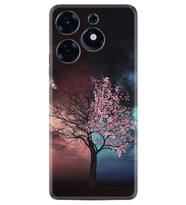 Tecno Spark 10 Pro Kılıf Resimli Desenli Silikon Platinium Series Heaven Tree 1859