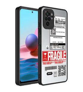 Xiaomi Redmi Note 10 Kılıf Aynalı Desenli Kamera Korumalı Parlak Zore Mirror Kılıf Fragile