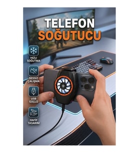Telefon Soğutucu Fan Cep Telefonu Radyatör Soğutma Aksesuarı