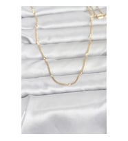 Mey İthalat® CM 14K Gold Renk Lazer Puntalı Model 60 cm Kadın Kolye