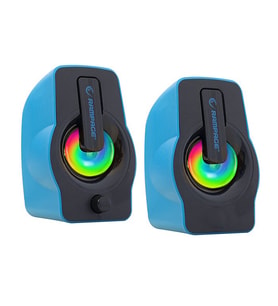 RAMPAGE RMS-G7 Falsetto 1+1 USB Mavi 6w Hoparlör RGB Ledli