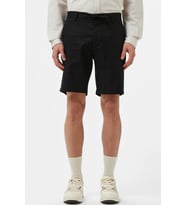 Lacoste Men's Regular Fit Black Bermuda Shorts Erkek Keten Pamuk Bermuda Şort Siyah