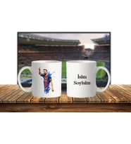 Kişiye Özel Taraftar Kupa Bardak - MESSİ