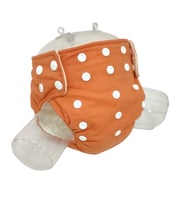 BEZHANE Çıt Çıtlı Yıkanabilir Bebek Bezi Tarçın (3kg-12kg) (Çok Renkli)