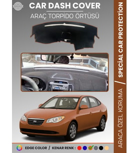 HYUNDAİ ELANTRA (2007-2011) Torpido Örtüsü Ön Göğüs Halı Araca Özel Çatlamayı Önler Kaymaz