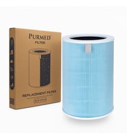 Purmed Xiaomi Pro H Hava Temizleyici Uyumlu Pro H Filtre Mavi Full Hepa High Efficiency Rfid