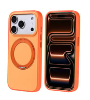 Apple iPhone 17 Pro Kılıf M-Safe Şarj Özellikli Standlı Zore Proton Silikon Kapak