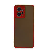 Xiaomi Redmi Note 12 4g Kılıf Montreal Silikon Kapak - Kırmızı