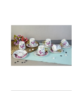 Floral Porselen Kahve Fincanı Royaleks-82454
