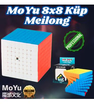 Orijinal MoYu Meilong 8x8 Küp - Moyu Speed Cube - Moyu 8x8 Zeka Küpü - Zeka Küpü - Rubik Küp