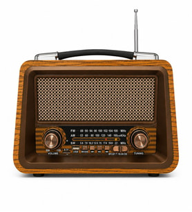 Ultratekno R-2066BT Nostaljik Bluetooth Radyo Şarjlı FM AM SW USB TF Kart Type-C