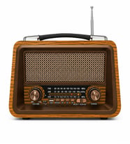 Ultratekno R-2066BT Nostaljik Bluetooth Radyo Şarjlı FM AM SW USB TF Kart Type-C