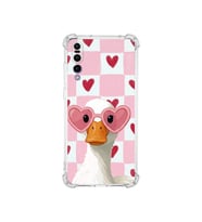 PrintiFy Huawei P20 Pro ile Uyumlu Pembe Pötikare Serisi Göletin Gülü Tasarımlı Uv Baskılı Köşe Korumalı Antişok Kılıf
