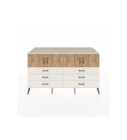 Kronos Konsol 2 Raflı 6 Çekmeceli 4 Kapaklı 176x59x99 Aytaşı-Çam/Aytaşı