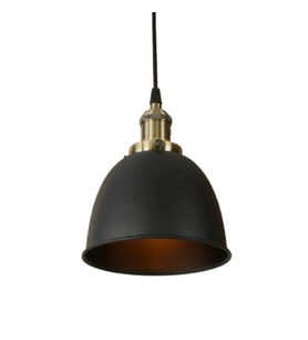 Rys Retro Metal Dekoratif Rustik Kafe Mutfak Aydınlatma Siyah Sarkıt  Avize (Burnt Olive)