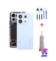 Redmi Note 13 Pro 5G Arka Kapak Pil Batarya Kapağı Kamera Lensli 2312DRA50C Uyumlu + Tamir Kiti