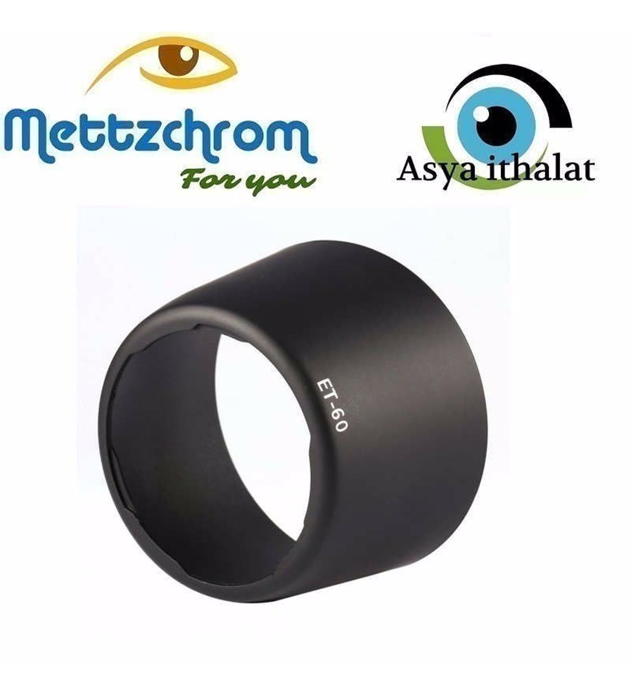 Mettzchrom Et 60 Lens Hood Parasoley Canon 55 250 75 300 Lens Uyumlu Et60
