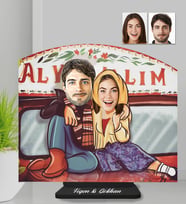 Kişiye Özel Sevgili Ahşap Biblo-38