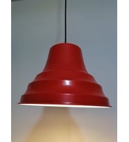 RİOLİGHT RERO KIRMIZI İÇİ BEYAZ TEKLİ METAL SARKIT ÇAP: 27CM (Siyah)