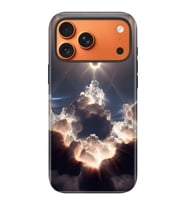iPhone 17 Pro Velvet Kılıf Lansman İçi Kadife Temalı Desenli Silikon Bulutların Oyunu
