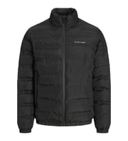 Jack & Jones JJALPES Heat Quilted Puffer Erkek Şişme Mont – Isı Tutucu, Su İtici, Kışlık Kapüşonlu Ceket (Siyah)