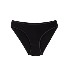 12 Adet Yıldız Bayan Bambu İz Yapmaz Bikini Külot Siyah 3961