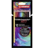 Stabilo Aquacolor Arty - Kuru Boya Kalemi - 12'Li Paket - Çeşitli Renkler