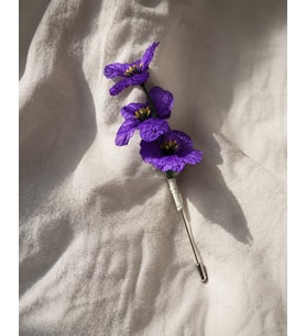 Yaban Çiçeği – Botanik Broş No.01 – 13 cm