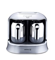 Korkmaz Kahvekolik Twin Kahve Makinesi Inox Krom A861-06