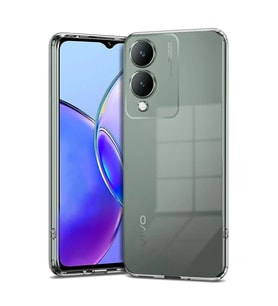 Newface Vivo Y17S Kılıf Lüx Şeffaf Silikon