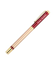 Kişiye Özel Gold Metal Kalem Kutulu Set (Bordo)
