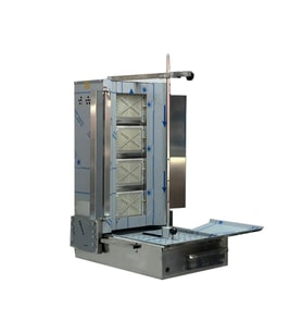 İnoxmaster 4 Radyanlı Döner Ocağı Alttan Motorlu D.gazlı / Lpg