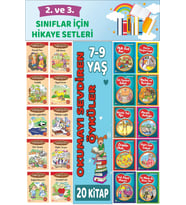 2.ve 3.Sınıflar İçin Okuma Alışkanlığı Kazandıran Mükemmel 20 li  Hikaye Seti
