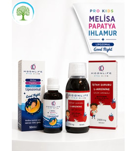 MooLife Pro Kids Good Night 50 ml & MoonLife L-Arginine Çilek Aromalı İştah Şurubu 150 ml