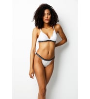 Dantelli Bralet Takım (Beyaz)