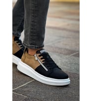 RS601 - Lüx Süet Erkek Ayakkabı Sıyah/Vızon