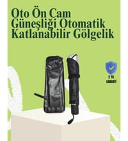 Katlanabilir Oto Güneşlik - 125x65 cm