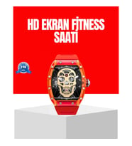 Mey İthalat® Manyetik Şarjlı Akıllı Saat iOS Android Uyumlu