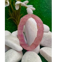 PEMBE KUVARS DOĞALTAŞ ROLEX BİLEKLİK QUARTZ NATUREL STONE