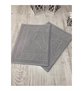 Ayak Havlusu 50x70 cm 2'li Set  Gri